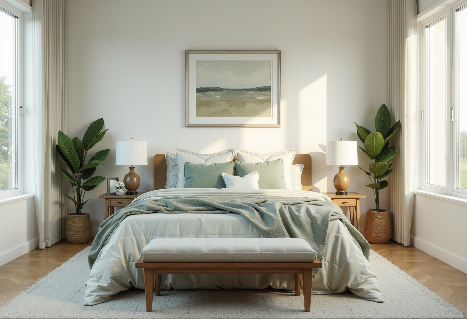 Empty to styled bedroom